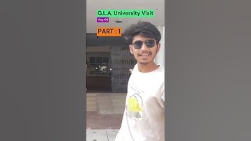 G.L.A. University Visit || PART 1 ||Both Brothers Vlogs|| #viral #explore #fyp
