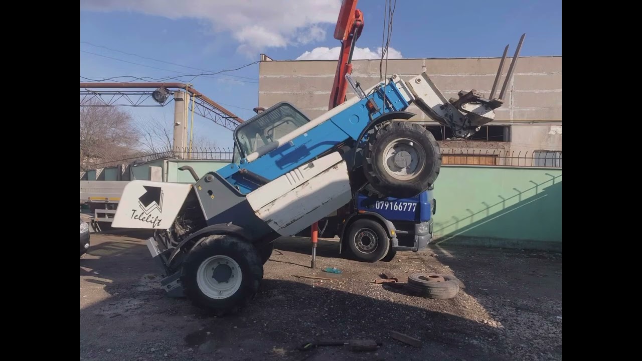 Reparața încărcătorului telescopic Terex telelift 3509