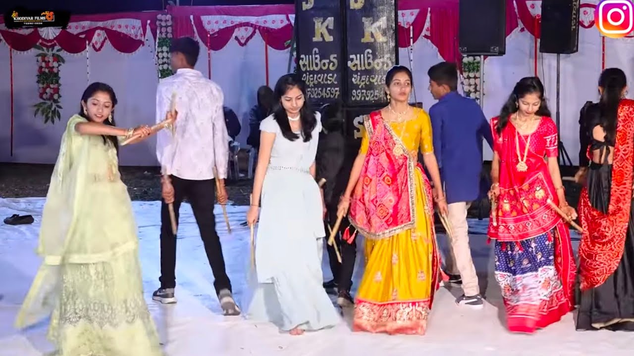 Ramesh & Lilu Wedding dandiya // PART 3 // Karavadara wedding  Family // SHREE KHODIYAR FILMS