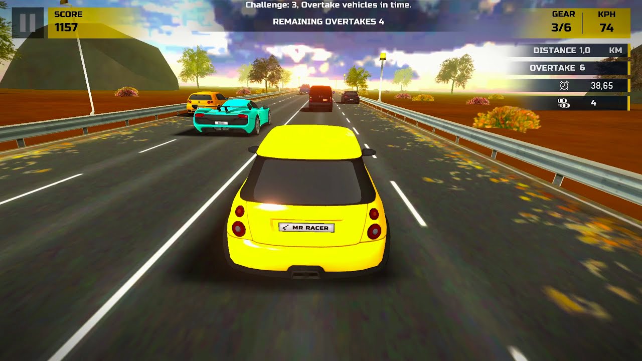 Mr.Racer Car Racing Challenge Modes Gameplay  