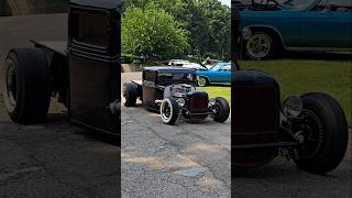 Ford Model A Hot Rod Pickup Truck Drive By Engine Sound Jack Frost Auto Museum Car Show 2025