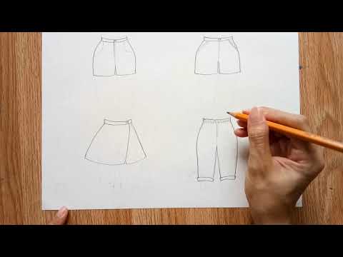Video Cách vẽ quần áo, thiết kế thời trang: Vẽ các kiểu quần... - youtube