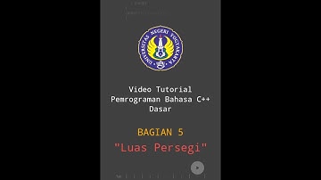Video tutorial pemrograman Bahasa C++ dasar menggunakan aplikasi Cxxdroid - Bagian 5 "Luas Persegi"