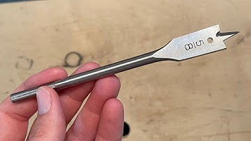 How To Sharpen A Spade Drill Bit