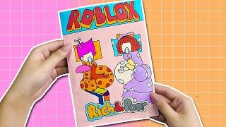[🐾paper diy🐾] Rich ZOOBLE vs Poor RAGATHA Pregnant 🤰Roblox Outfit Blind Bag Compilation 블라인드백 |ASMR
