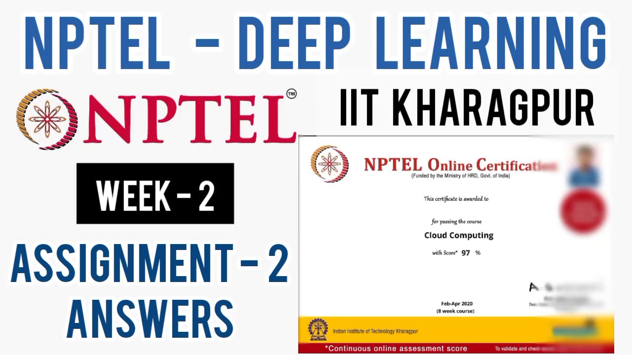 deep learning for computer vision nptel assignment answers