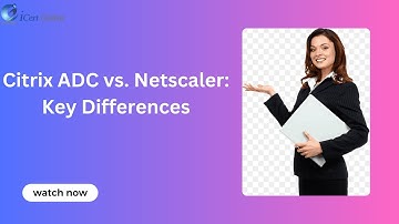 Citrix ADC vs. Netscaler: Key Differences | iCert Global