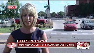 OSU Medical Center evacuated due to fire