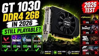 Gt 1030 Ddr4 2gb In 2026 Surprisingly Playable We Test Minecraft Fortnite Valorant Forza
