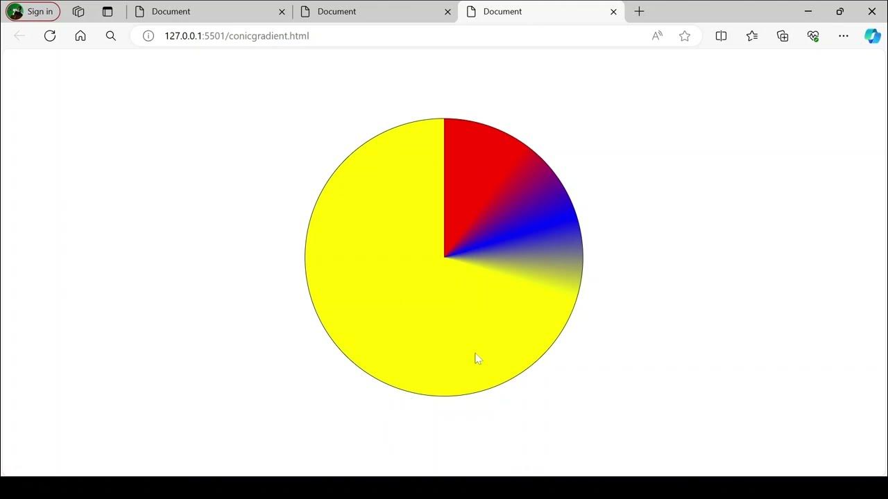 conic gradient in CSS - YouTube