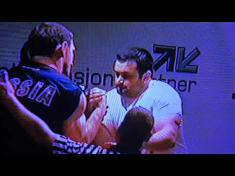 zurab baxtiyarov vs slavik kacmazov 2008 european armwrestling