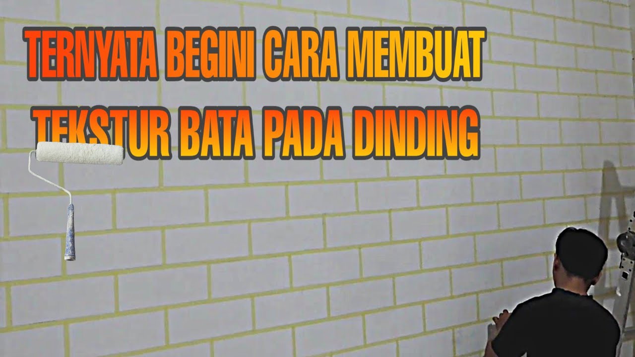  Cara  membuat  tekstur bata  pada dinding  YouTube