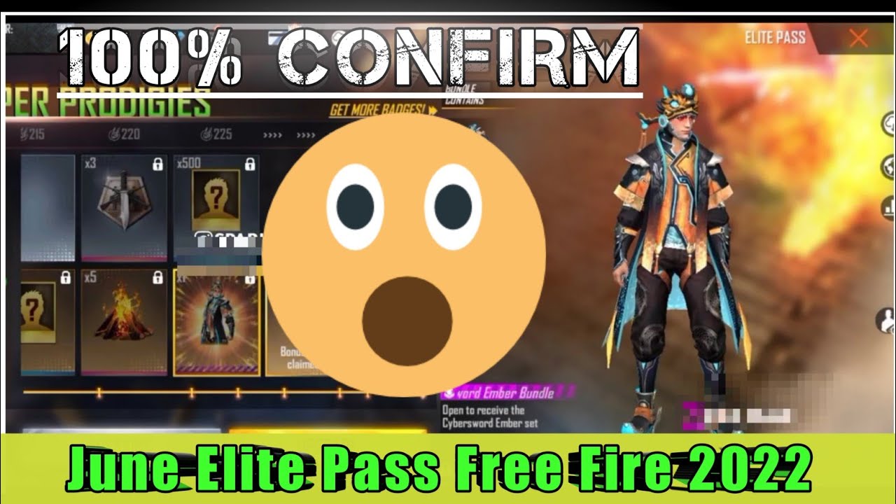 June Elite Pass Free Fire 2022 | Free Fire Season 49 Elite Pass Full Review Hindi | June Elite Pass