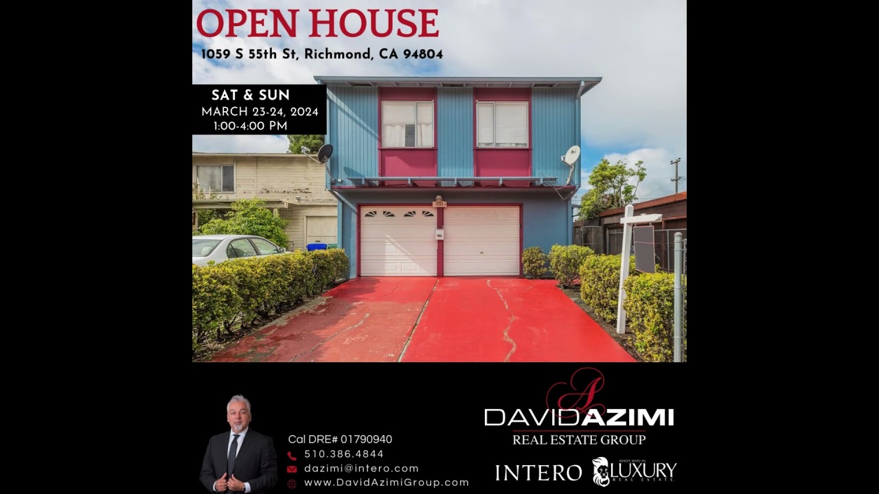 🏠OPEN HOUSE🏠📍 1059 S 55th St, Richmond, CA 94804