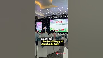 Đơn vị HTX có chất lượng vải ngon nhất Hải Dương chia sẻ trong sự kiện kết nối tiêu thụ SP Vải Thiều