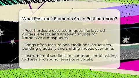 What Post-rock Elements Are In Post-hardcore? - Alt Scene Guru