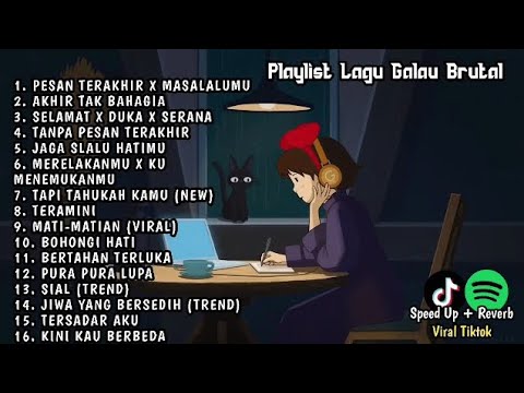 playlist galau speed up \u0026 reverb#music #spotify