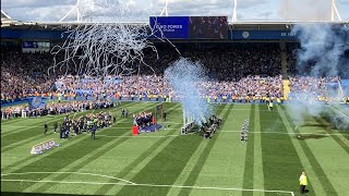 Leicester City championship trophy lift + celebrations 4/5/24
