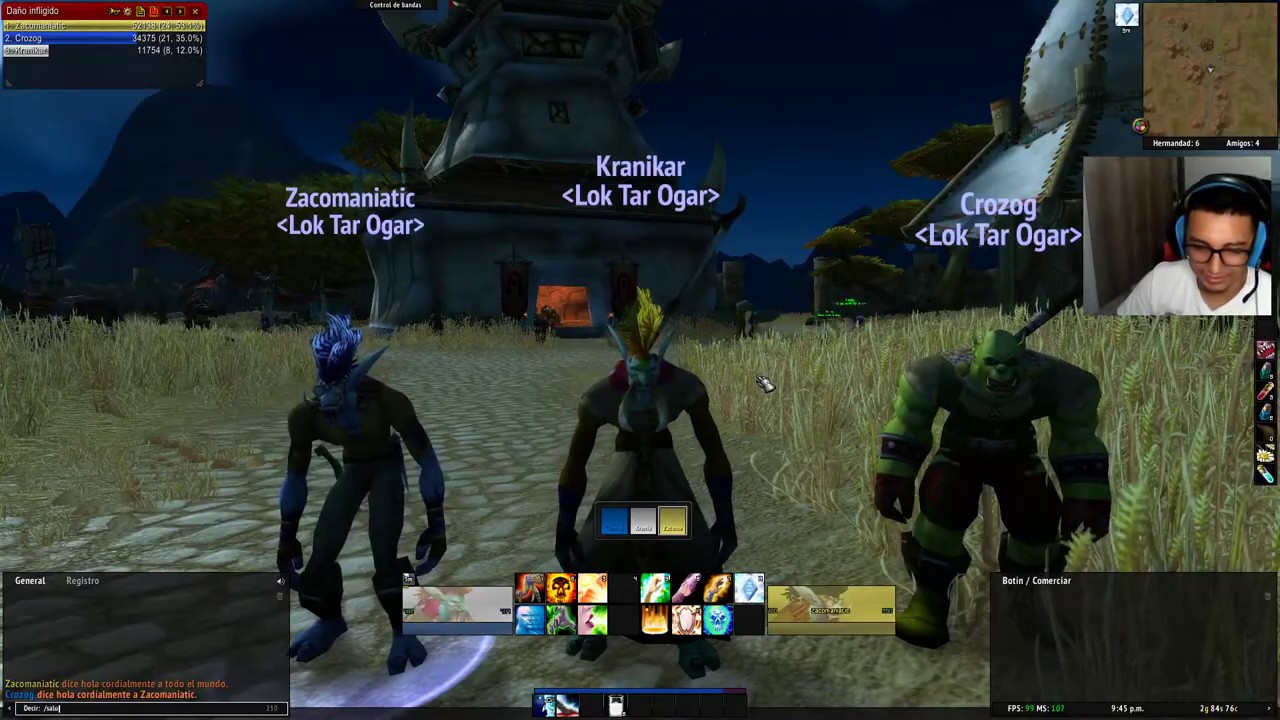 Wow classic Leveando sacer holy guild Lok Tar Ogar YouTube