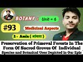 Prevention of Primeval Forest In The Form Of Sacred Groves Of Individual Species & Bot. uses Epics