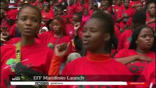 EFF launches its election manifesto for the 2024 general elections at the Moses Mabhida stadium