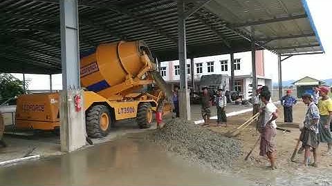 China famous brand concrete mixer -ADDFORCE mobile self loading concrete mixer