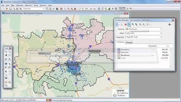 Maptitude 2016 Territory Management Software