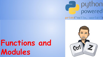 Functions and Modules