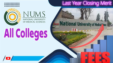 NUMS Colleges Fee & Merit 2025 | AMC & CMH Complete Guide