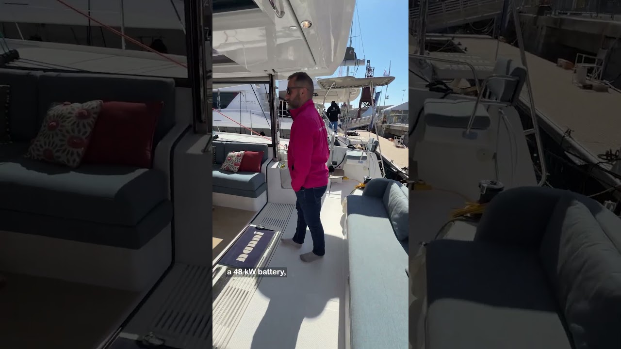 ⁣Bali Catsmart Hybrid Propulsion Prototype | The Live [Nice Boating Tomorrow] | Multihulls World