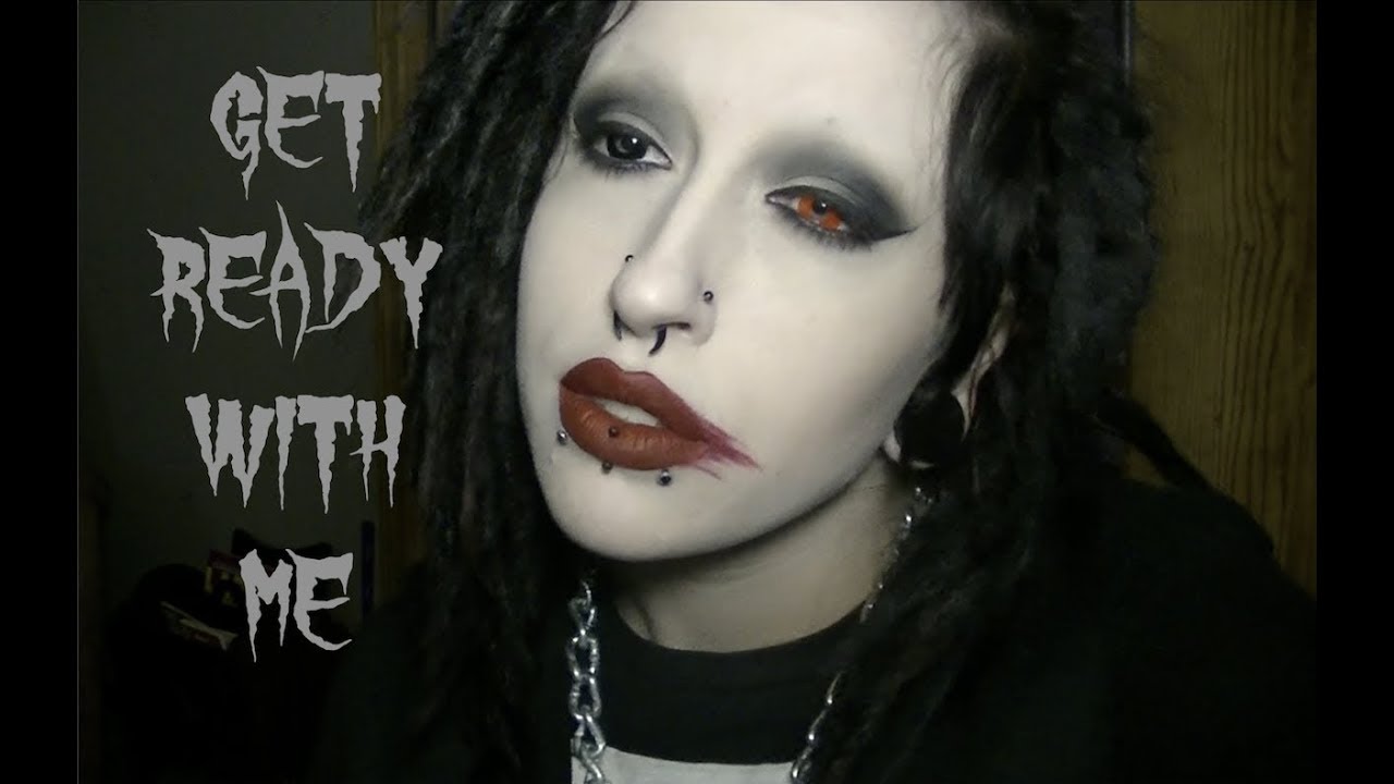 Spooky/Goth Get Ready With Me - YouTube