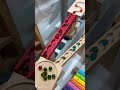 小さな大工さん木製くねくねスロープ+手作り漏斗☆知育玩具☆ビー玉転がしASMR #ピタゴラスイッチ #marblerun #satisfying