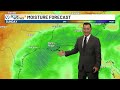Plenty of heat, scattered storms into the weekend