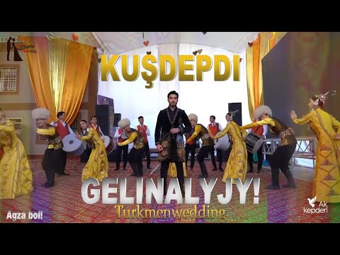 Turkmen Toyunda Milli kushdepdi Tansymyz - (2021) #turkmentoy #turkmenwedding