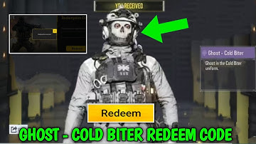 HOW TO GET FREE GHOST - COLD BITER IN COD MOBILE 2025 | GHOST - COLD BITER SKIN REDEEM CODE 2025
