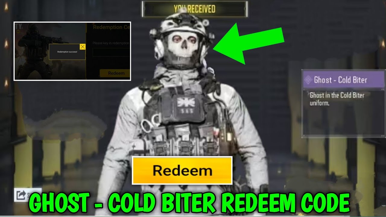 HOW TO GET FREE GHOST - COLD BITER IN COD MOBILE 2025 | GHOST - COLD ...