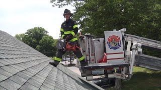 Cutting from the Tower Ladder Bucket #6125321489001