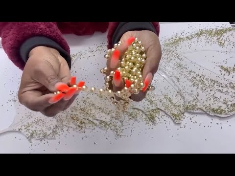MY SMART WALL Idea USING GOLD BEADS! TOP DIY WALL DECORATING IDEAS