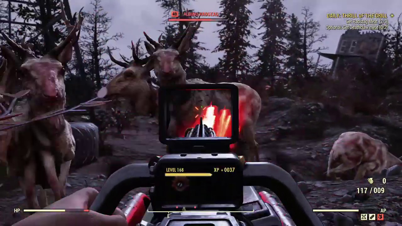 Where To Find Radstag In Fallout 76 Youtube