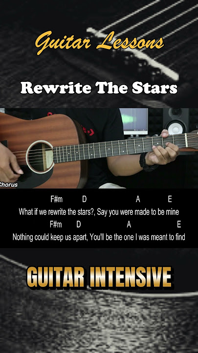 Rewrite The Stars - Anne-Marie & James Arthur  EASY Guitar Tutorial Chords   #guitar #guitartutorial