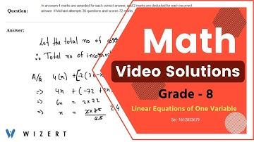 Maths Linear Equations of One Variable word problems for Grade 8 - Set 1612853679