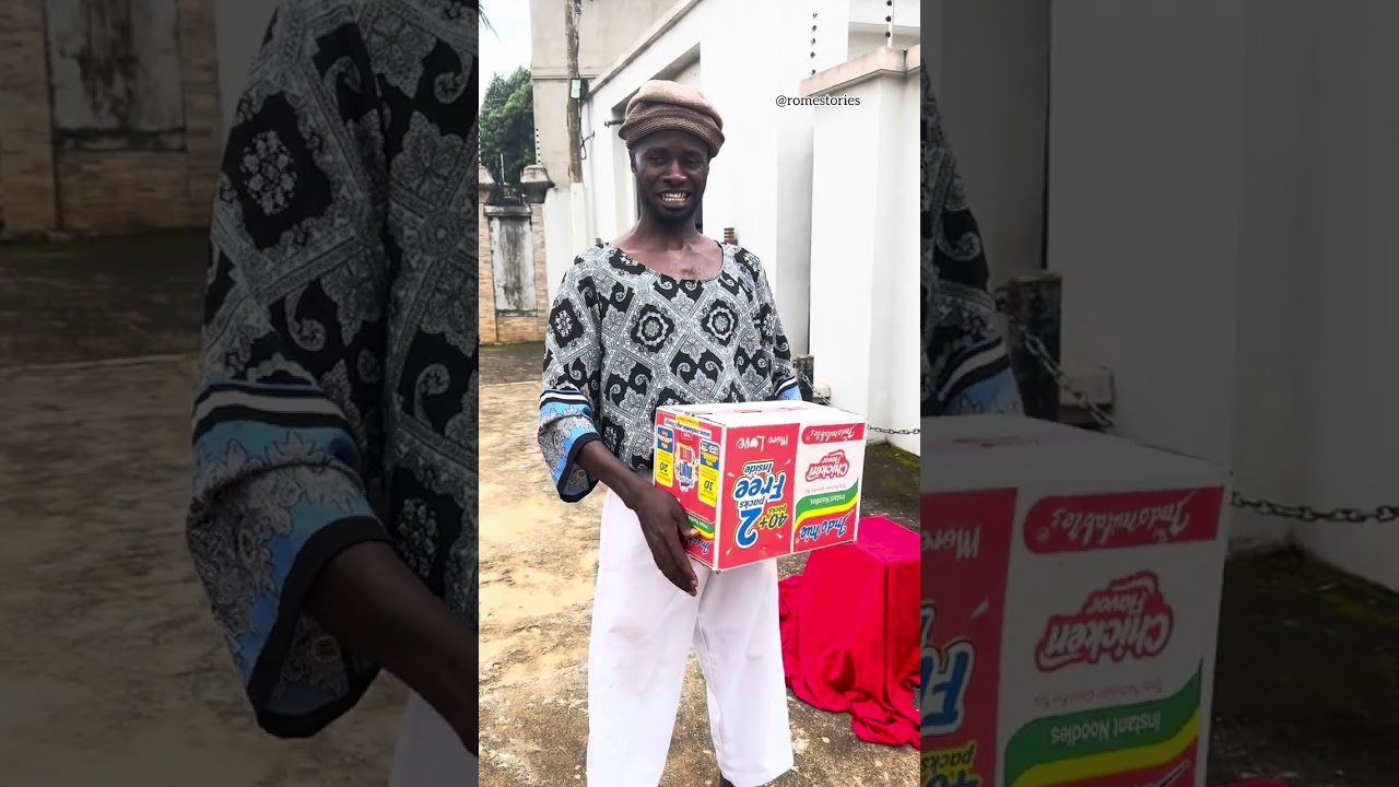 The magic red chair that gives indomie 