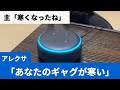 寒すぎるギャグを言わせるアレクサ