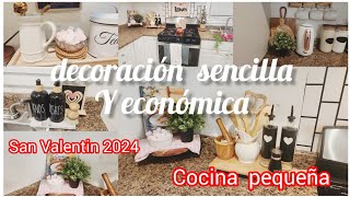 2024 San Valentin 🩷❤️nueva decoración como decorar cocina pequeña sin que tengas que gastar mucho