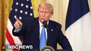 Trump says tariffs on Canada and Mexico are 'on time, on schedule'