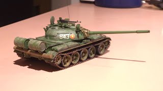 Takom 1:35 T-54B rc conversion Vietnam People's Army