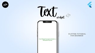 Master Text Widget in Flutter: Complete Guide for Beginners | Flutter Tutorial screenshot 5