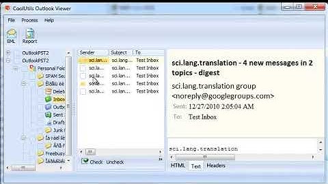 How to open PST file without OUTLOOK