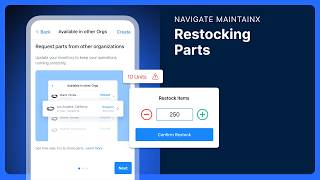 Celebrity Navigate MaintainX | Restocking Parts Wealth