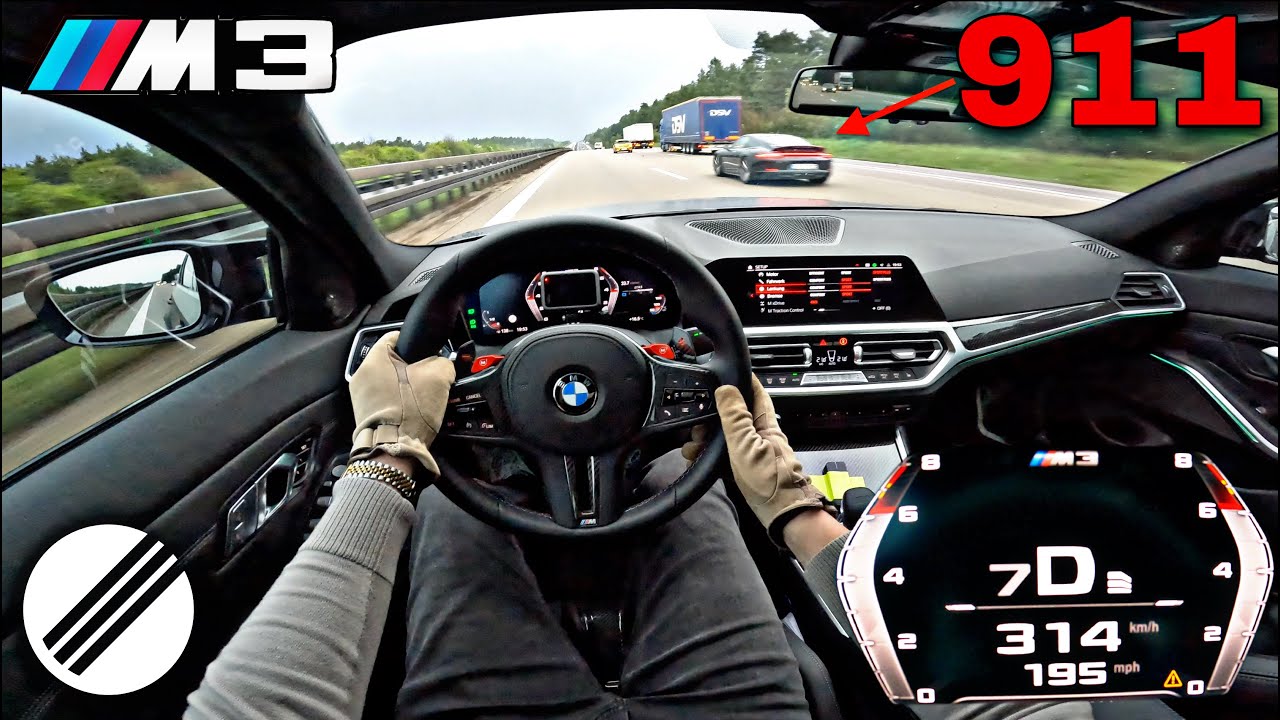 ⁣BMW M3 G80 XDrive 720HP STAGE 1+ INFINITAS TEST DRIVE ON GERMAN AUTOBAHN🏎